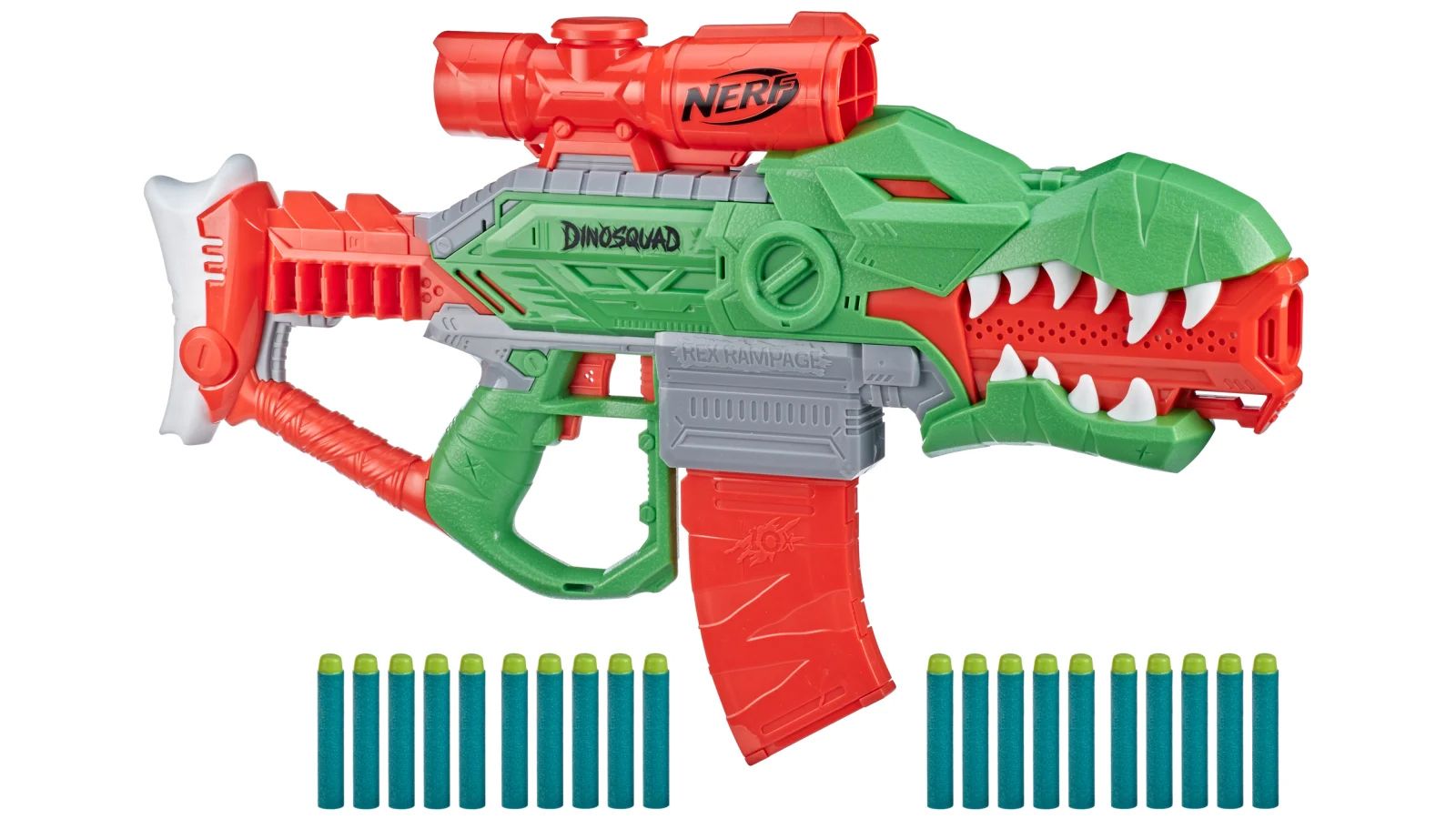 Nerf DinoSquad Rex Rampage Toy Blaster - 8+ Years - Multicolor