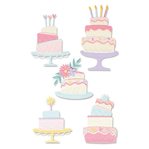 Sizzix Thinlits Die Set 10PK Build a Cake door Olivia Rose | 665882 | 2022