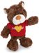 Nici Barcelona Ours en peluche 20 cm Rouge Enfants