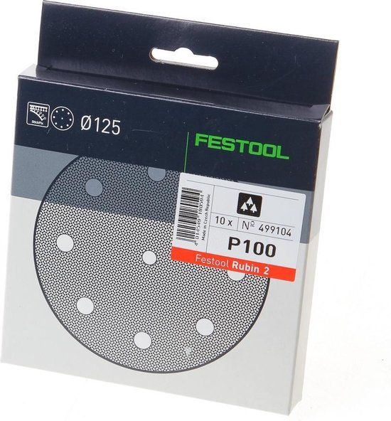 Festool STF Rubin 2 Schuurpapier - P120 - 125mm (10 stuks)