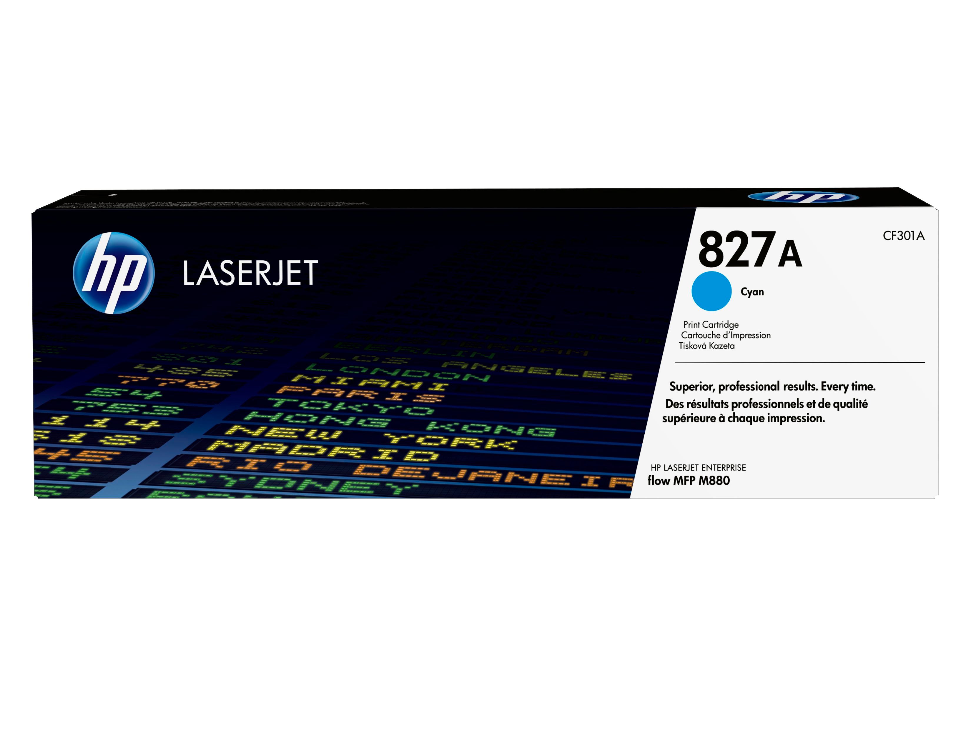 HP 827A Cyaan Toner Cartridge - Origineel - CF301A