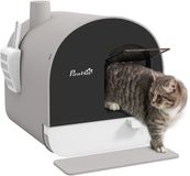 PawHut kattenbak - PP - 43x44x47cm - Grijs