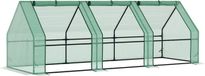 Outsunny Kas met Raam 270 x 90 x 90 cm Groen
