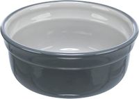 Trixie Keramische voerbak 0,25 L / Ø 13 cm grijs / lichtgrijs