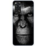 Xiaomi Siliconen hoesje compatibel met Xiaomi Redmi Note 11 4G Monkey
