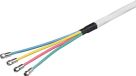 Goobay coaxkabel installatieset voor satellietschotel | 4-in-1 voor Quattro LNB | 10 meter