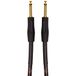 Roland Gold-Serie patch/pedaalkabel – recht 6,3 mm jackstekker, lengte: 1 m – RIC-G3, zwart