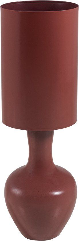 WOOOD Loa Tafellamp XL - Metaal - Hoogglans Rood