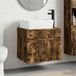 Maison Exclusive - Ensemble d'accessoires de salle de bain, chêne fumé, composite bois