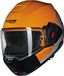 Nolan n120-1 grafo 350 oranje grijs zwart glossy systeemhelm - maat m
