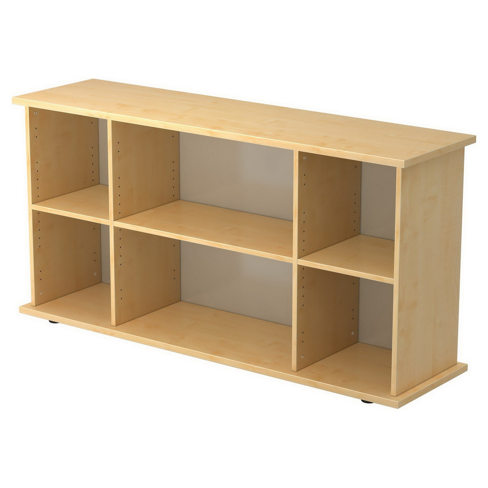 hjh OFFICE PRO Dressoir | Open | Esdoorn | 166,1 x 44,8 x 84 cm | Kapa SB