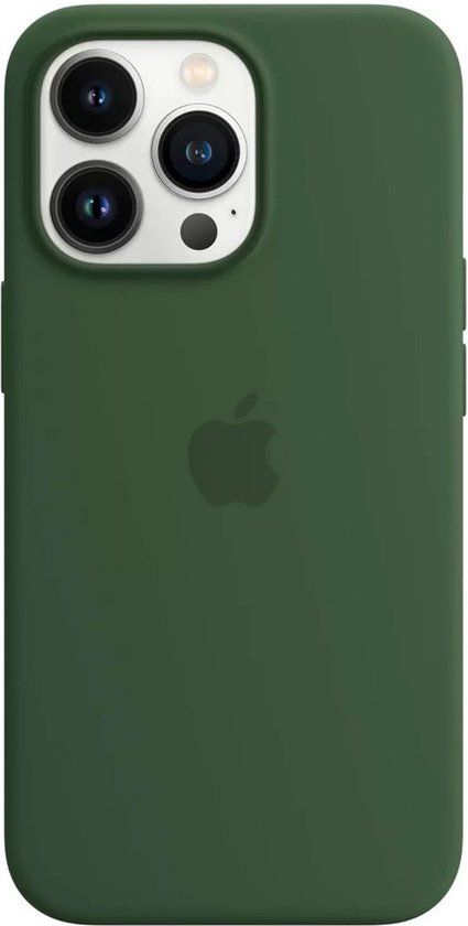 Apple - Siliconen hoesje - MagSafe - iPhone 13 Pro - Klaver Groen