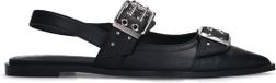 Sacha - Dames - Zwarte buckle slingbacks - Maat 41