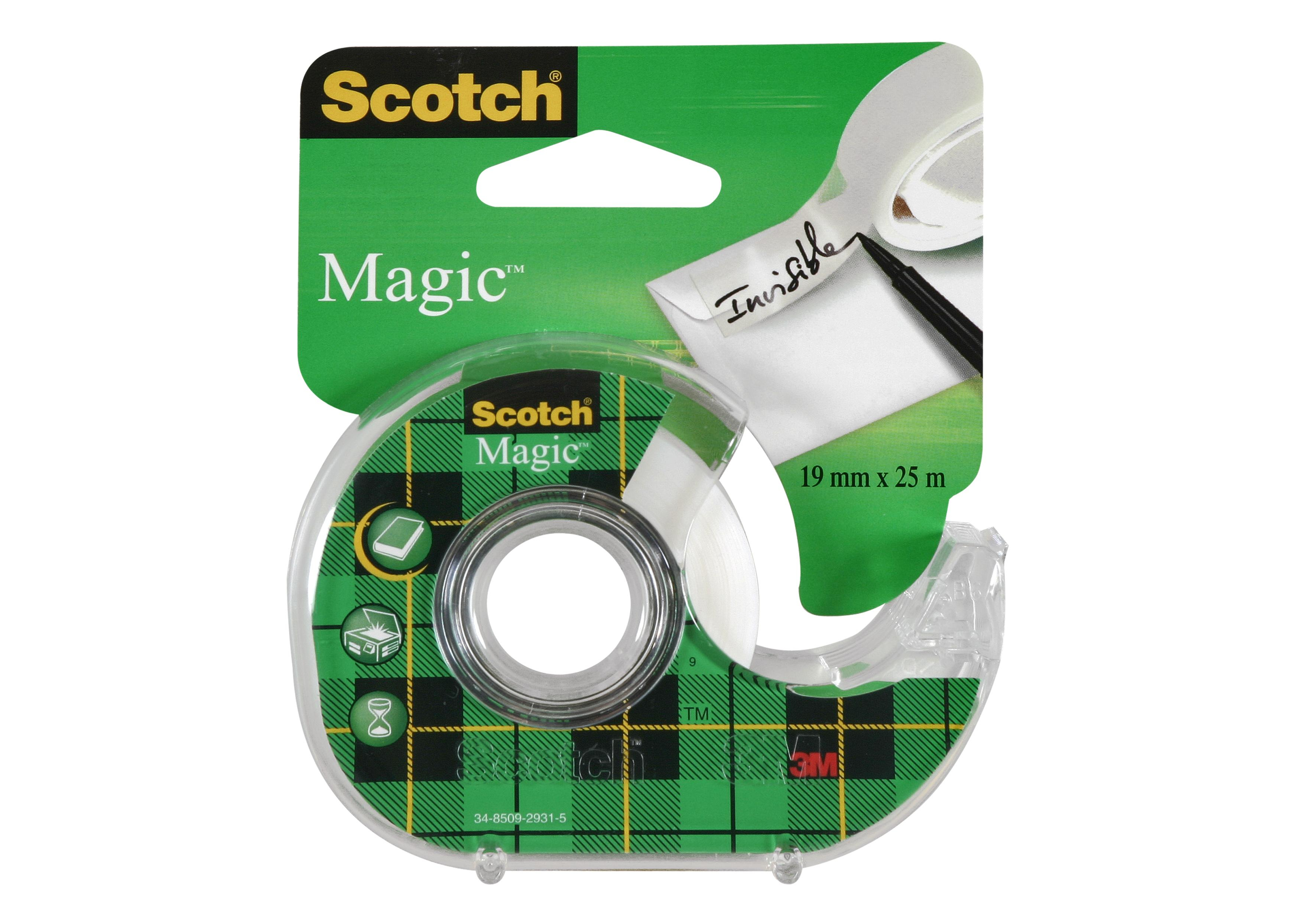 Scotch Scotch Magic Tape - Navulbare Dispenser - 19 mm x 25 m