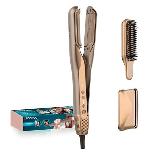 Cecotec AirLisse 2-in-1 ForceDry Duo stijltang met lucht met dubbele verwarmingsplaat, 1000 W, 112000 rpm, 3 modi
