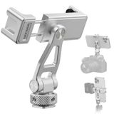 NEEWER Metalen telefoonstatiefhouder met koude schoenen