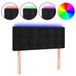 VidaXL Hoofdbord LED 160x5x78/88 cm Velours Zwart