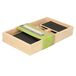 Talen Tools Étiquettes de plantes - 12x - tableau noir - bois - 20 cm - étiquettes à piquer