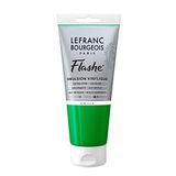 Lefranc Bourgeois 300516 Flashe acryl- en vinylverf, lichtecht, dekkend en bestand tegen veroudering - 80ml Tube, Fluorescent Green