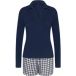 TRIUMPH Korte pyjama navy / offwhite