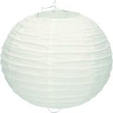 Merkloos Luminair (lampionshop) Global B.v. Luxe bol lampion lichtblauw 25 cm