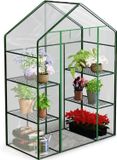 Viking Choice AP Onderdelen B.V. Tuinkas met 4 schappen - 140x70x195 cm - PVC