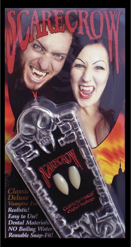 Scarecrow Classic Deluxe Custom Vampiertanden - Wit