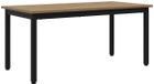 vidaXL Salontafel, handgemaakt, eikenhoutlook, 100 x 50 x 45 cm, houtvezel