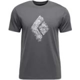 Black Diamond Engineered Diamond T-shirt Met Korte Mouwen Grijs XL Man