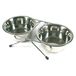 Arquivet 8435117804722 Spar houder 2 x 1 '75 L met 2 voederschalen