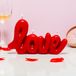 OOTB Love Kaars Bordeauxrood/Rood Wax