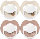Difrax Fopspeen Prime Glow Dynamic 18+ mnd Ivory Blush - 2 x 2 stuks - Voordeelverpakking