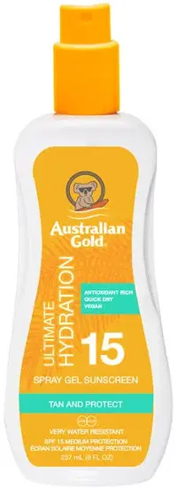 Australian Gold SPF15 Zonnebrand Spray Gel - 237 ml