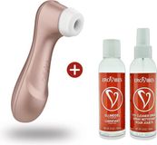 Satisfyer Pro 2 Next Generation + Erovibes Glijmiddel & Toy Cleaner – Voordeelpakket – Vibrateur à pression d'air + 2 Accessoires