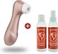 Satisfyer Pro 2 Next Generation + Erovibes Glijmiddel & Toy Cleaner – Voordeelpakket – Vibrateur à pression d'air + 2 Accessoires
