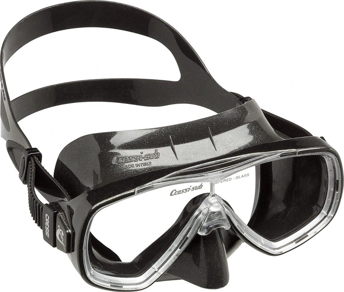 Cressi Onda Scuba Duiken Snorkel Masker - Zwart - 2022