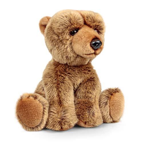 Animigos Pluche dier Grizzlybeer, knuffeldier in realistisch design, knuffelzacht, ca. 23 cm groot