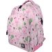 Grafoplás Sac à dos scolaire ergonomique, 33 x 46 x 22,5 cm, dos et poignées rembourrés, 3 compartiments, zone de transport spéciale, adaptable à la poussette, modèle Rubber, design tropical, collection Bits&Bobs