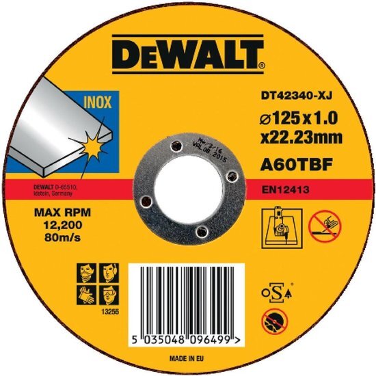 DeWalt DT42340TZ doorslijpschijven