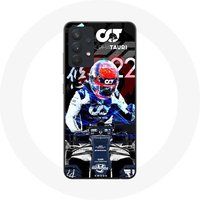 Maniacase Hoesje voor Samsung Galaxy A13 5G Formule 1 Yuki Tsunoda Japanse F1 autocoureur