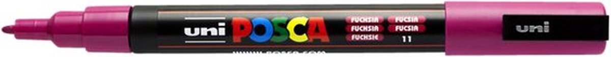 Posca Verfstift pc3m f fuchia | 6 stuks