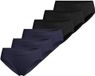 Conta Dames hipster slip 6 pack fijnrib blauw / zwart