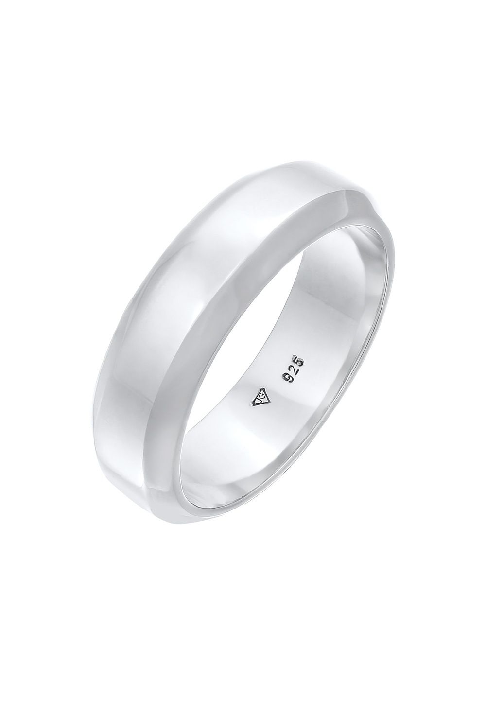 KUZZOI Ring Herenband 925 Sterling Zilver - Heren Sieraden