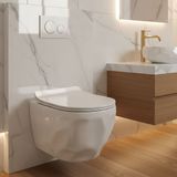 REA Gustavo Rimless - Toiletpot - Wit