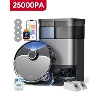 ULTENIC M50 Robotstofzuiger met Dweilfunctie, met 3-in-1 Station