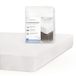 SWEET HOME Matrasbeschermer voor Frans bed, katoen, verse jersey, antibacterieel, ademend, kreukvrij, elastisch, hoeslaken, wasbaar, 130 x 200 x 25 cm, wit