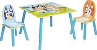 Emob Kindertafel met 2 stoeltjes Bluey - Blauw