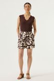 Garcia Dames Print Shorts Bruin