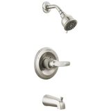 Delta Foundations Single-Function Tub en Douche Trim Kit met Single-Spray douchekop, RVS BT13410-SS (Valve Niet Inbegrepen)