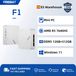FIREBAT F1 Mini PC AMD Ryzen 5 7640HS DDR5 12GB 512GB SSD Windows 11 WiFi6 Bluetooth5.2 USB4.0 PC de bureau pour Gaming et Kantoor